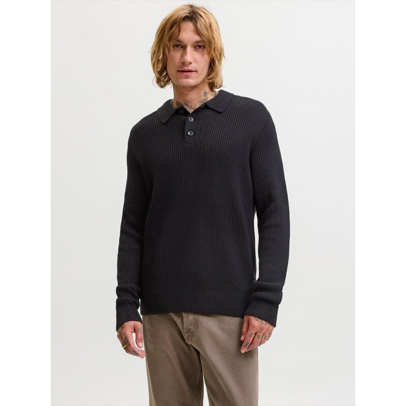 JACK & JONES Svetr černá