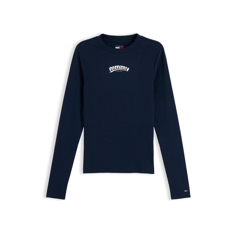 Tommy Jeans Tričko ESS námořnická modř / bílá