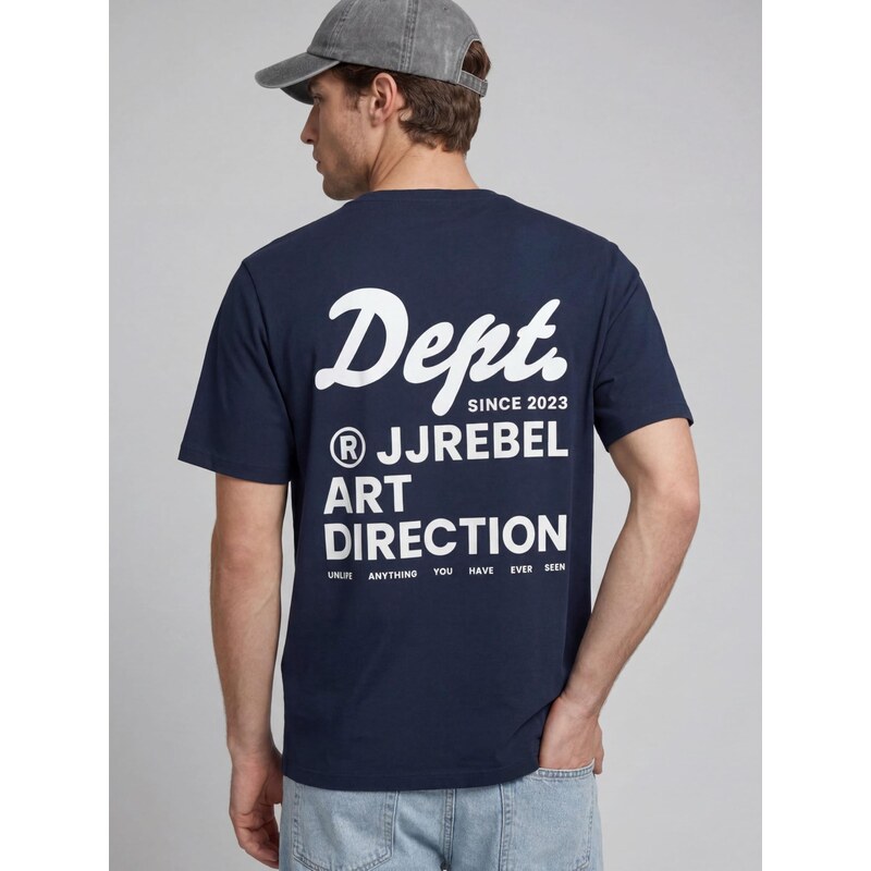 JJ Rebel Tričko JREBELIJAH námořnická modř / bílá