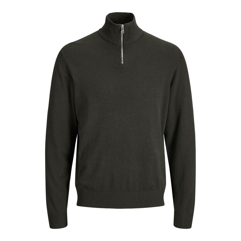 JACK & JONES Svetr JJEEmil tmavě zelená