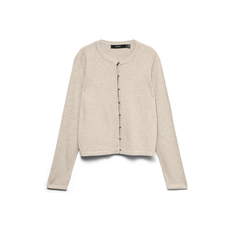VERO MODA Kardigan VMHOLLY KARIS béžový melír