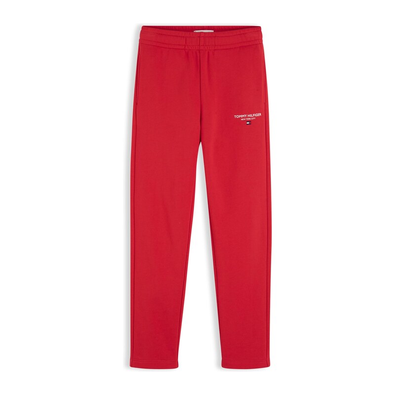 TOMMY HILFIGER Kalhoty ESSENTIAL červená