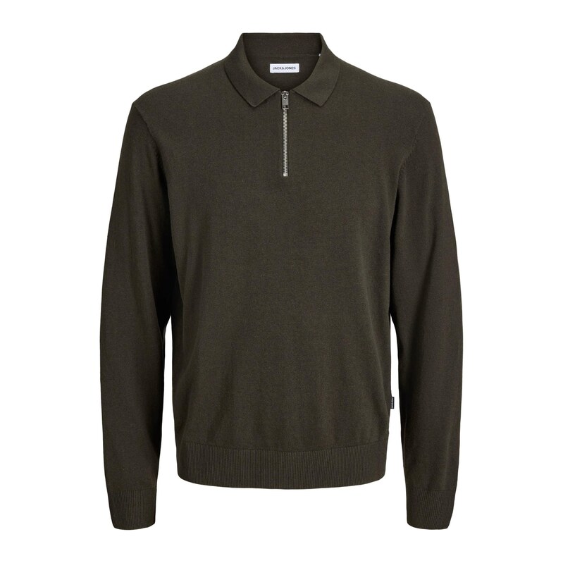 JACK & JONES Svetr JJEEmil tmavě zelená