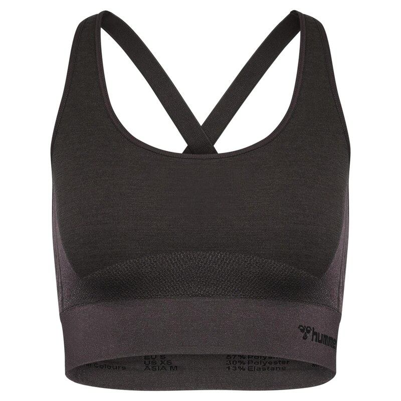 Hummel Sportovní top hnědá / černá