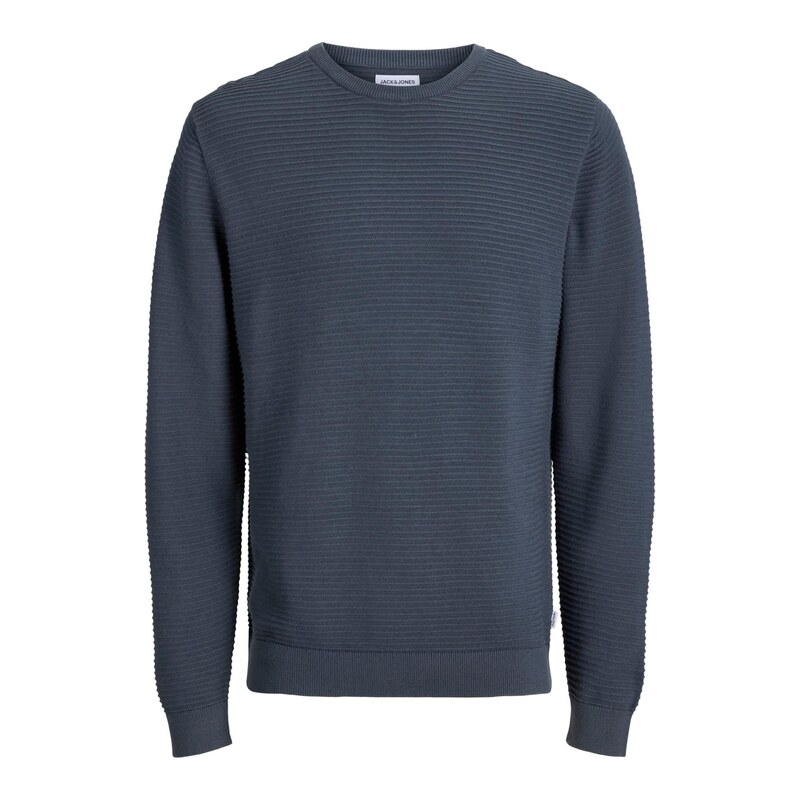 JACK & JONES Svetr JJEBRODY tmavě šedá