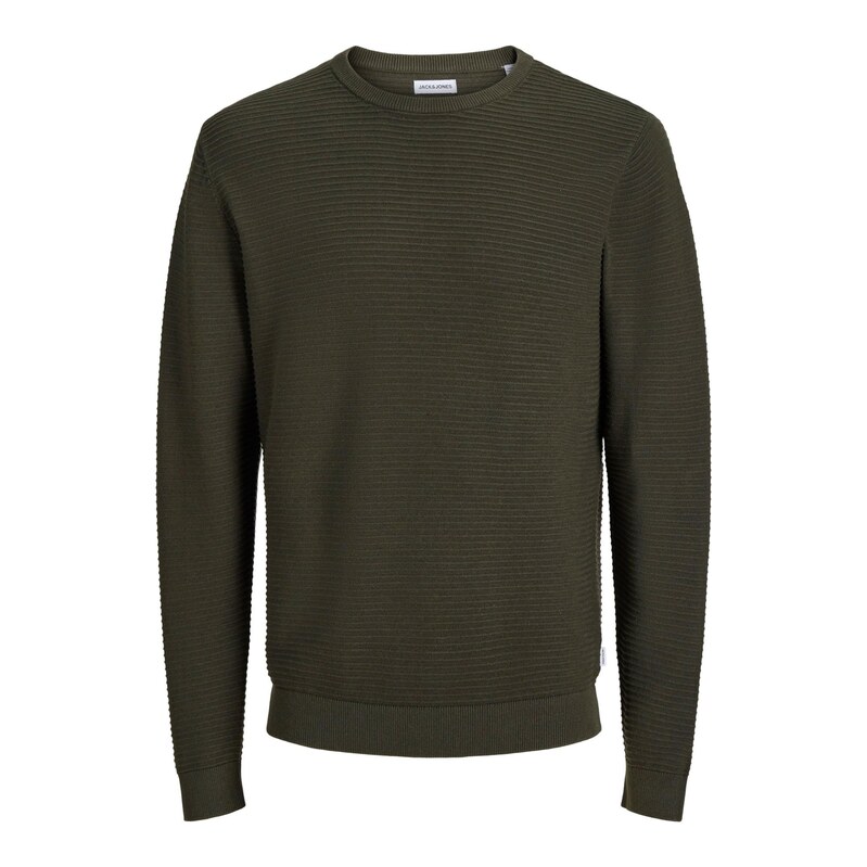 JACK & JONES Svetr JJEBRODY olivová
