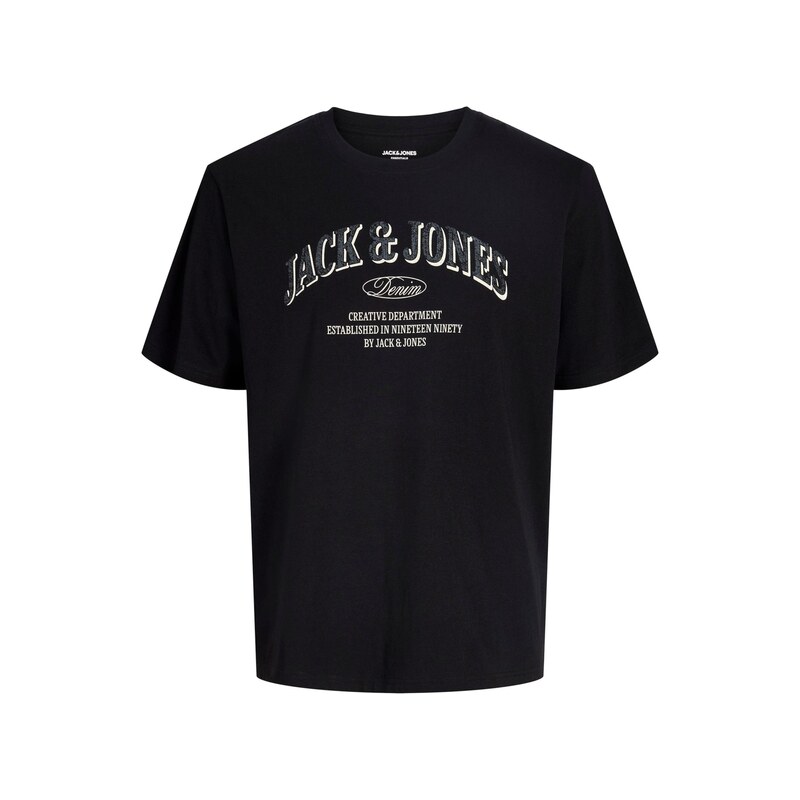 Jack & Jones Junior Tričko JJEDENVER tmavě šedá / černá / bílá