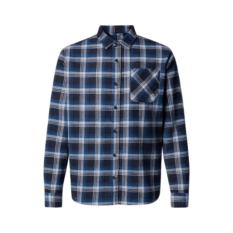 ROCAWEAR Košile modrá / černá / bílá