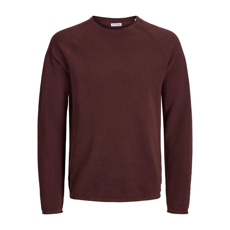 JACK & JONES Svetr JJEHill čokoládová