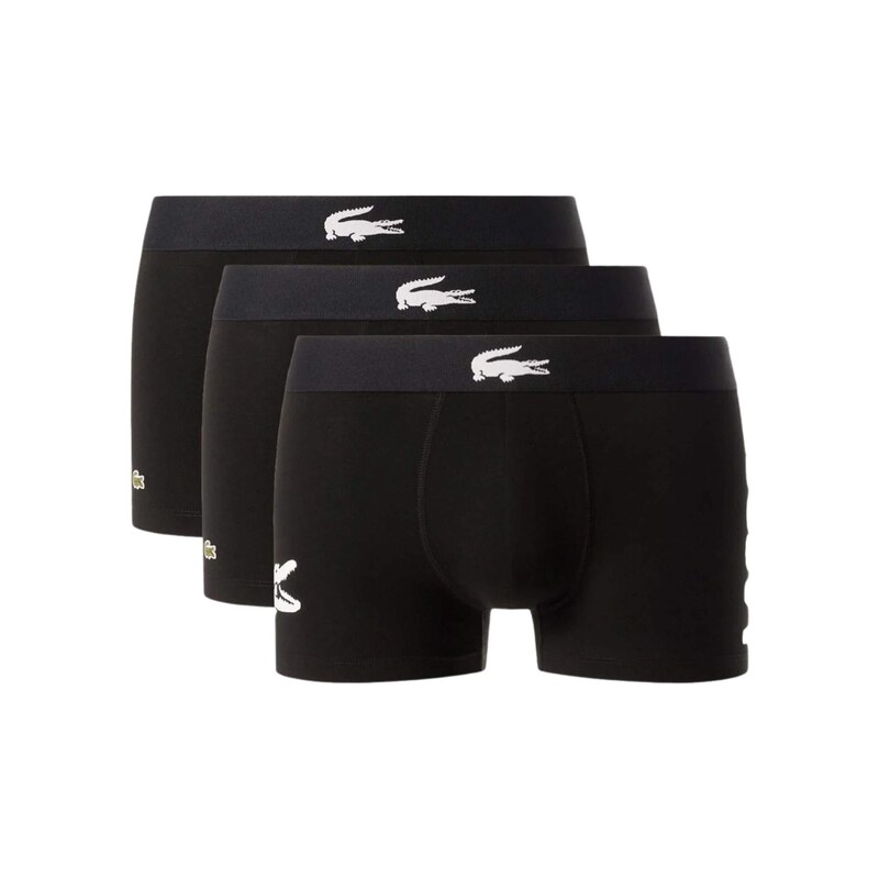 LACOSTE Boxerky Tripack boxers lacoste negros big croco sided