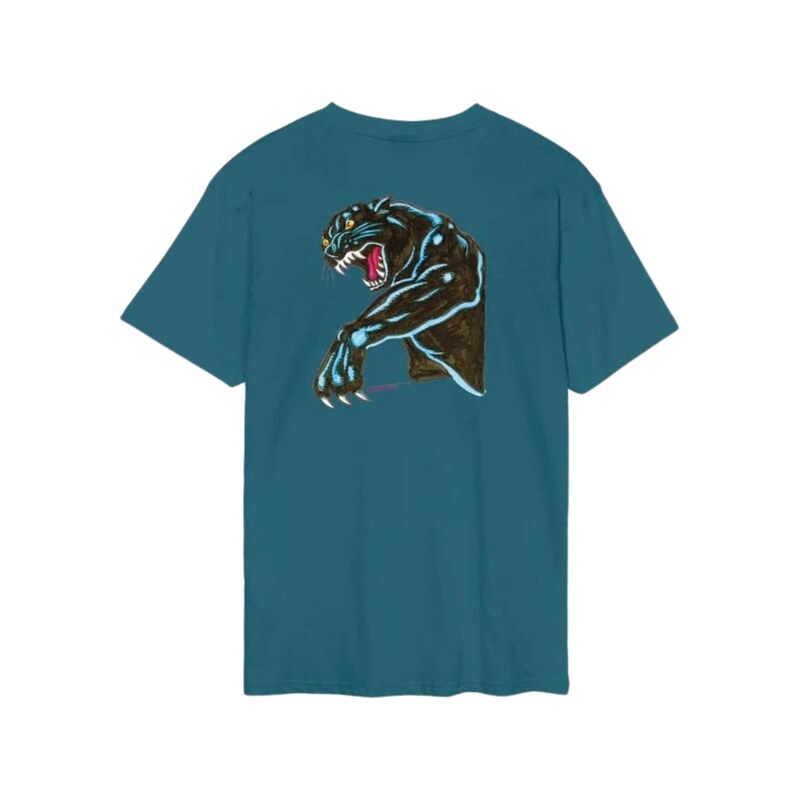 Santa Cruz Tričko Camiseta santa cruz azul natas sketch panther
