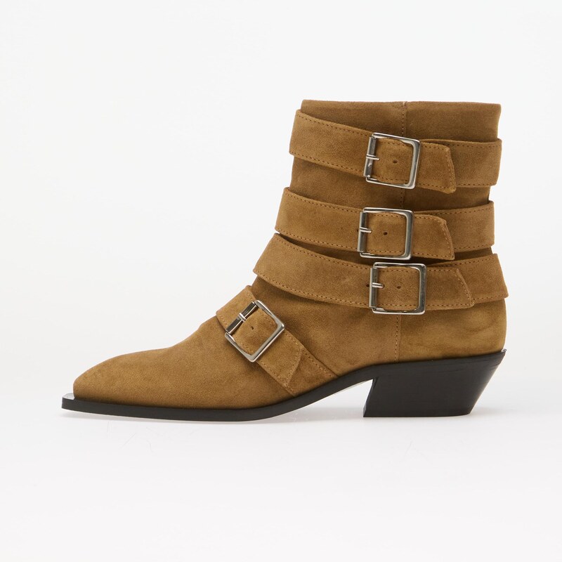 Alohas Eras Suede Leather Ankle Boots Tan 40