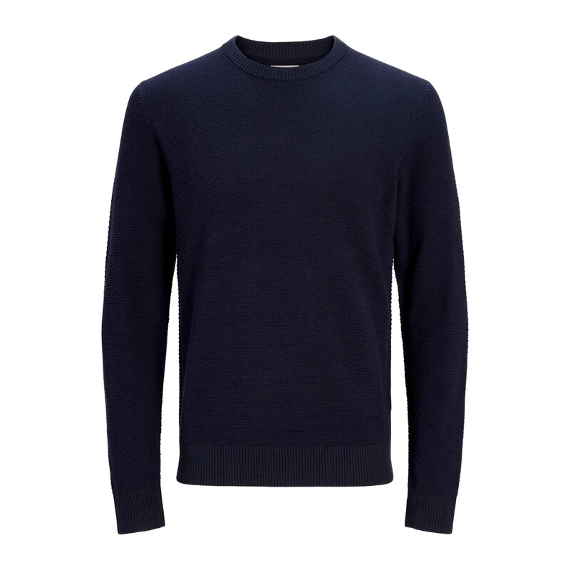 JACK & JONES Svetr JWHGLOBE marine modrá