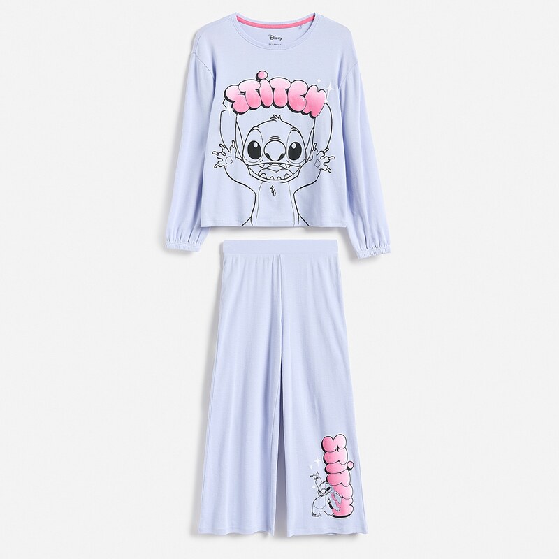 Reserved - GIRLS` PYJAMA - levandulová