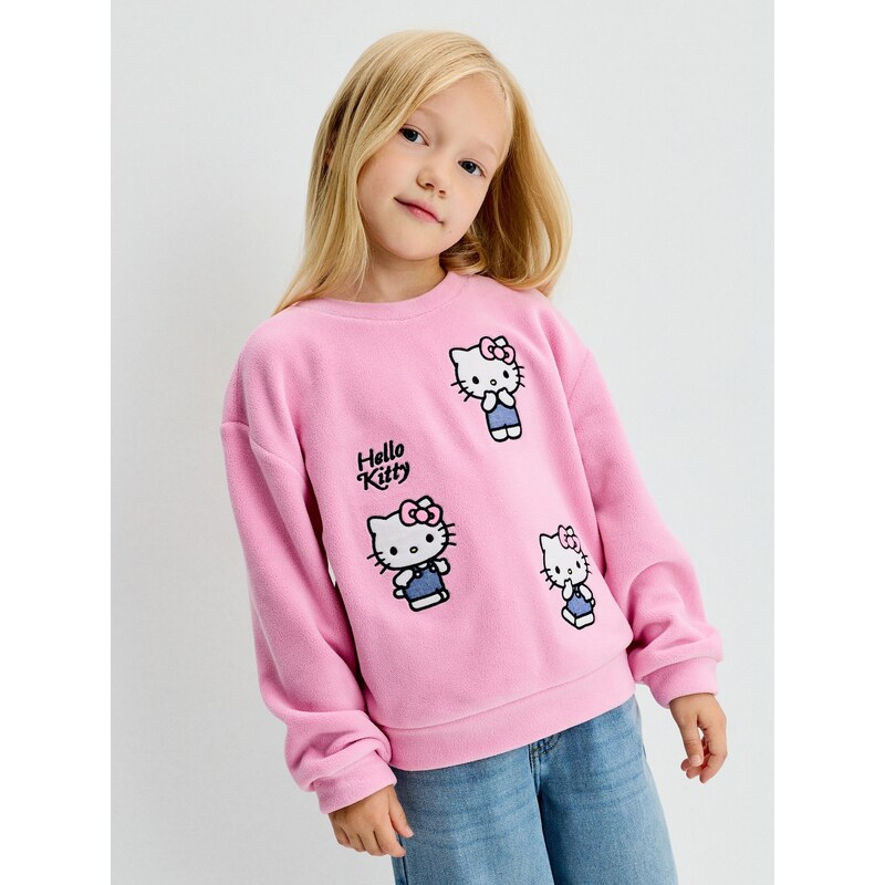 Sinsay - Mikina s kulatým výstřihem s potiskem Hello Kitty -