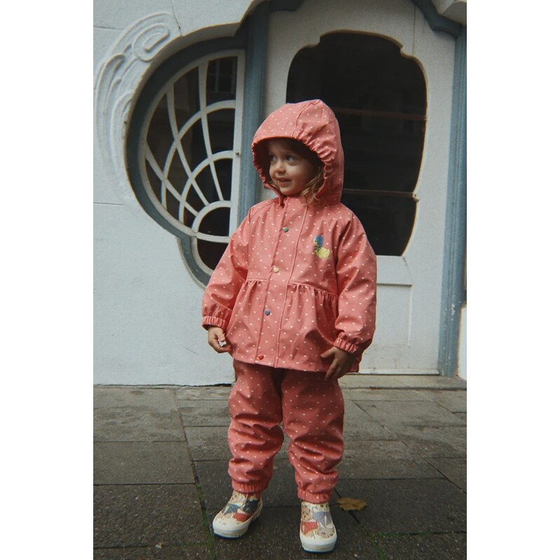 Konges Sløjd overal dětský RAINY PALME DUCKLING SET GIRL