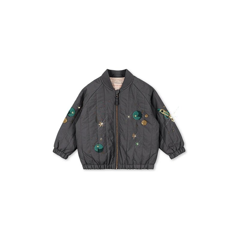 Konges Sløjd bomber dětský JUNO SEQUIN BOMBER JACKET