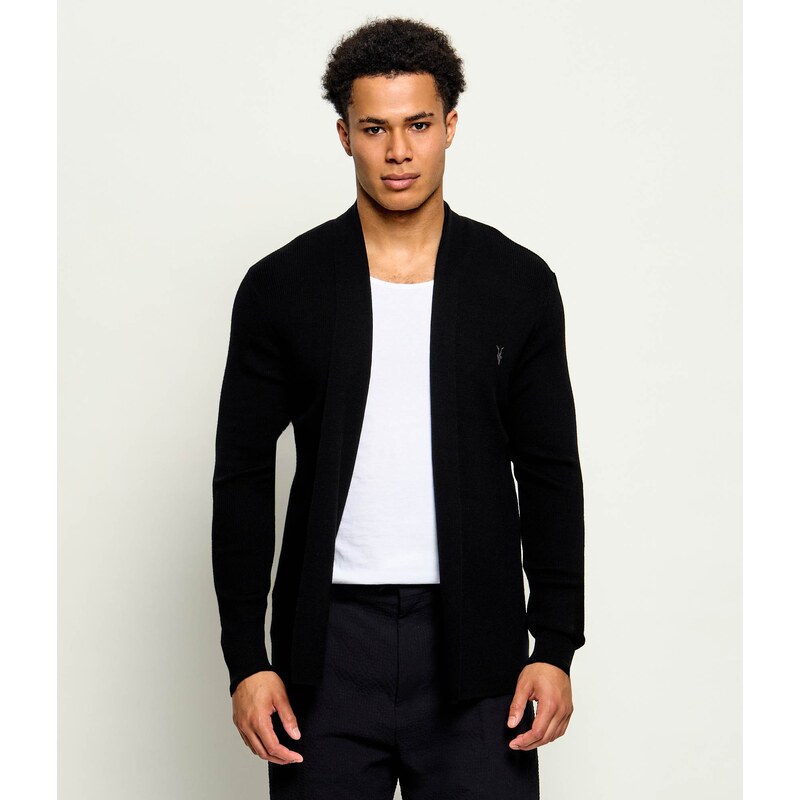 AllSaints Vlněný kardigan Mode | Slim Fit