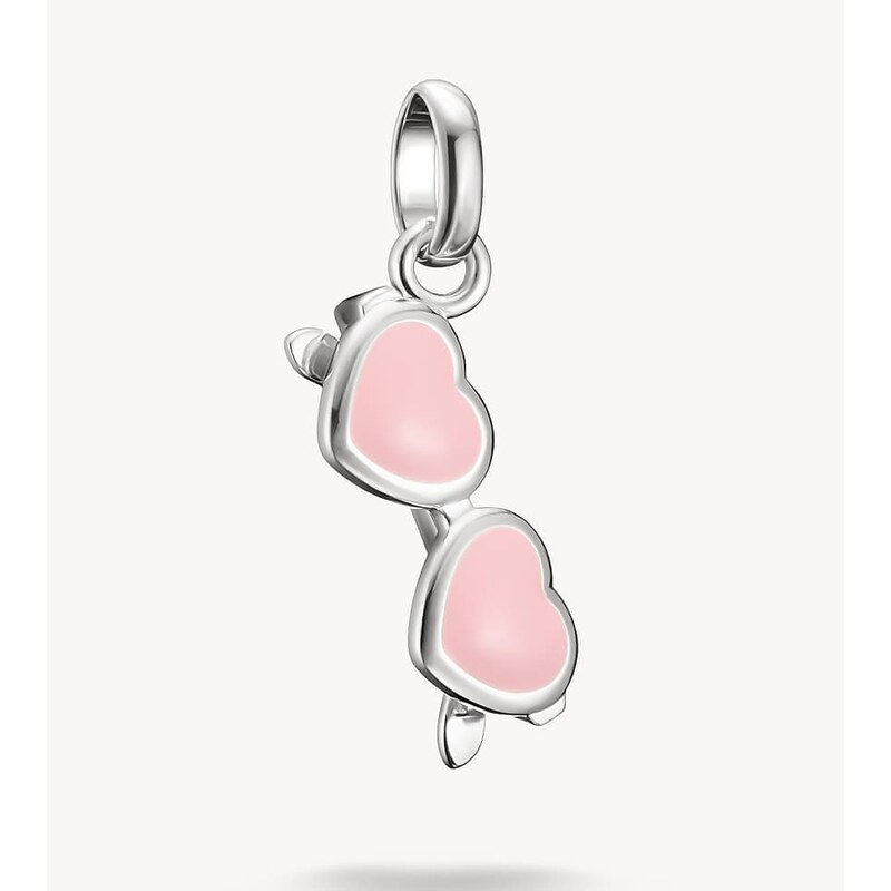 Thomas Sabo Silver charm pendant pink sunglasses connect in
