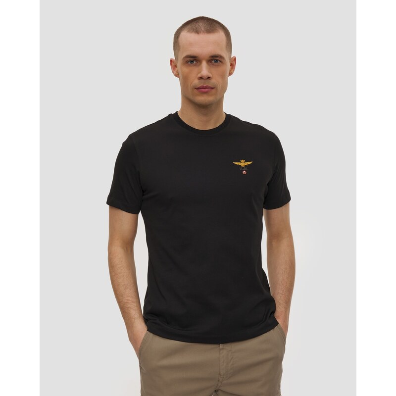 Černé Pánské Tričko Aeronautica Militare