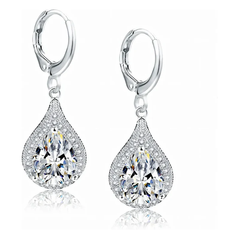 Elanis Jewel Náušnice Brillance Priscilla s krystaly Swarovski