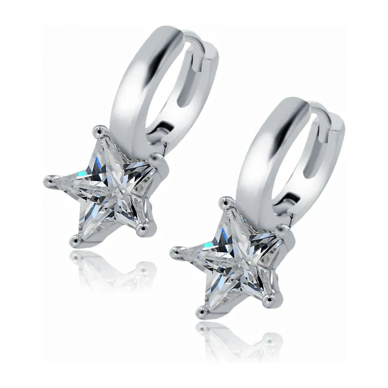 Elanis Jewel Hvězdicové náušnice Brillance Crystal Star se