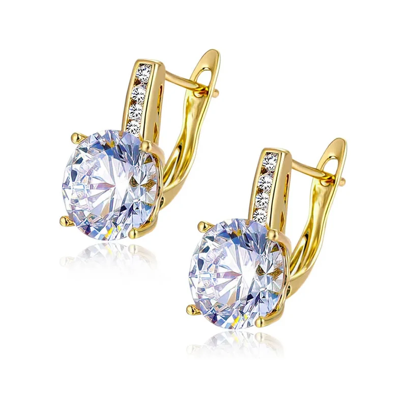 Elanis Jewel Pozlacené náušnice La Diamantina Jenny Gold s