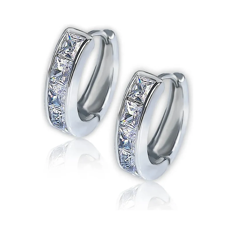 Elanis Jewel Náušnice La Diamantina Kelly 1,7 cm se zirkony