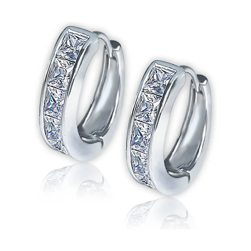 Elanis Jewel Náušnice La Diamantina Kelly 1,9 cm se zirkony