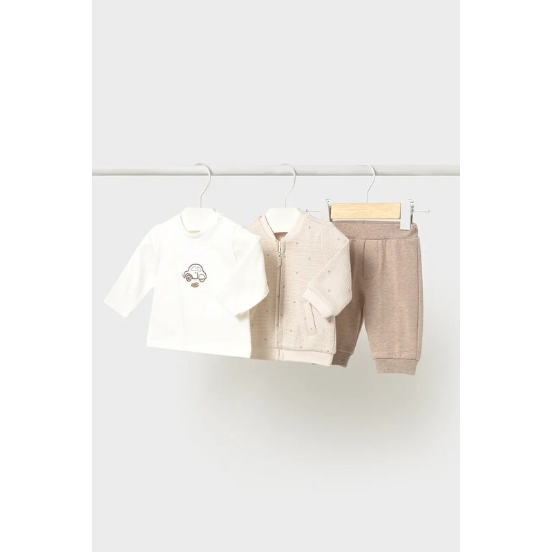 Mayoral Newborn teplákový set kojenecký s bavlnou