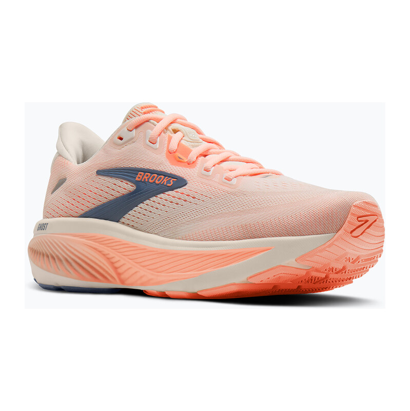 Dámské běžecké boty Brooks Ghost 18 star white/cyber peach/grey