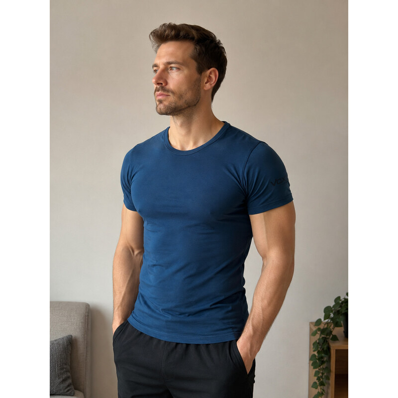 Pánské tričko VoXX MerinoWool funkční modré (MW01-jeans)