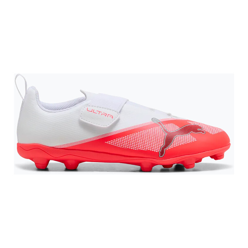 Dětské kopačáky PUMA Ultra 7 Play V FG/AG RB Jr ultra red/puma
