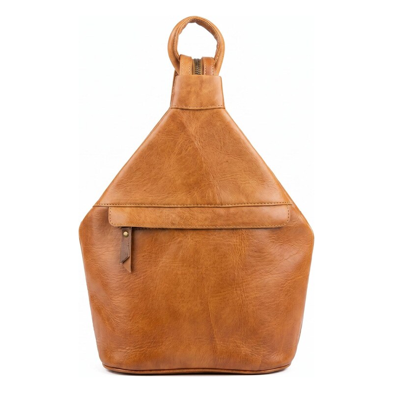 Glara Crossbody - taška přes rameno a kožený batoh 3v1 - Matrix