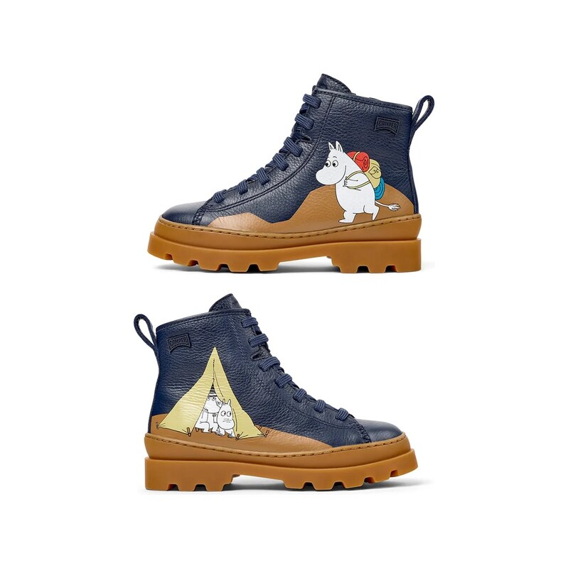 Camper farmářky dětské kožené Brutus TWS Kids by Moomin