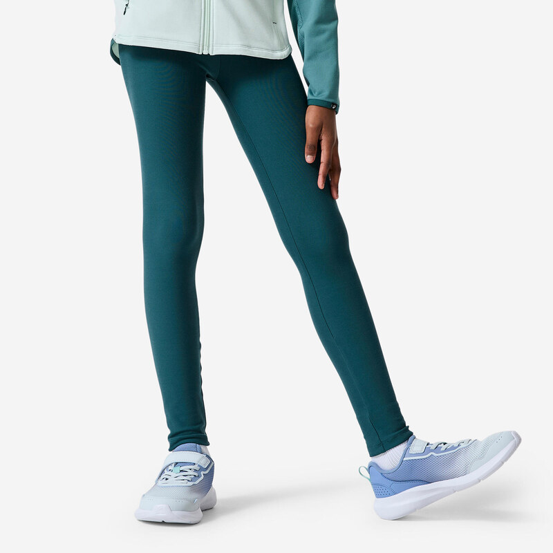 DECATHLON Dívčí legíny s vysokým pasem