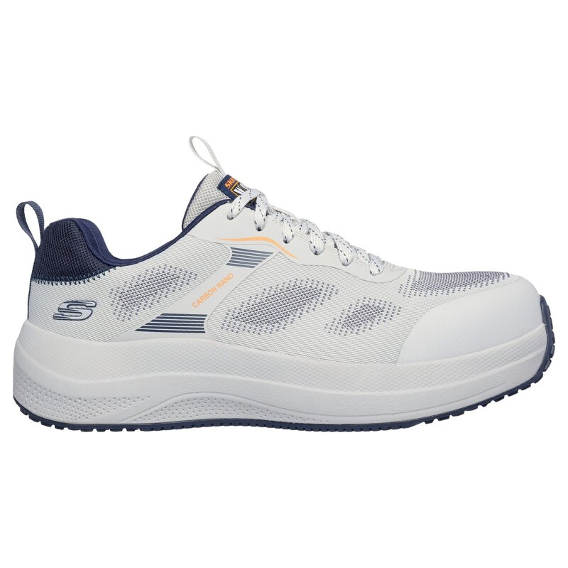Skechers Muži Work: Transporter Lite Teniska v Sedá/Tmave Modrá,