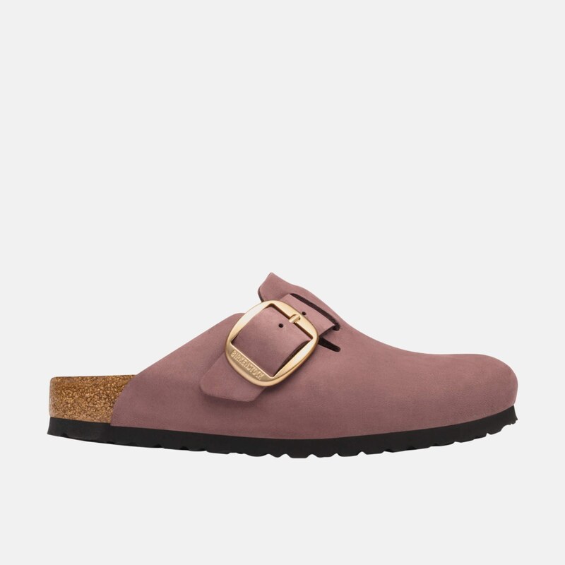 Dámské Regular nazouváky Birkenstock Boston Big Buckle Nubuck