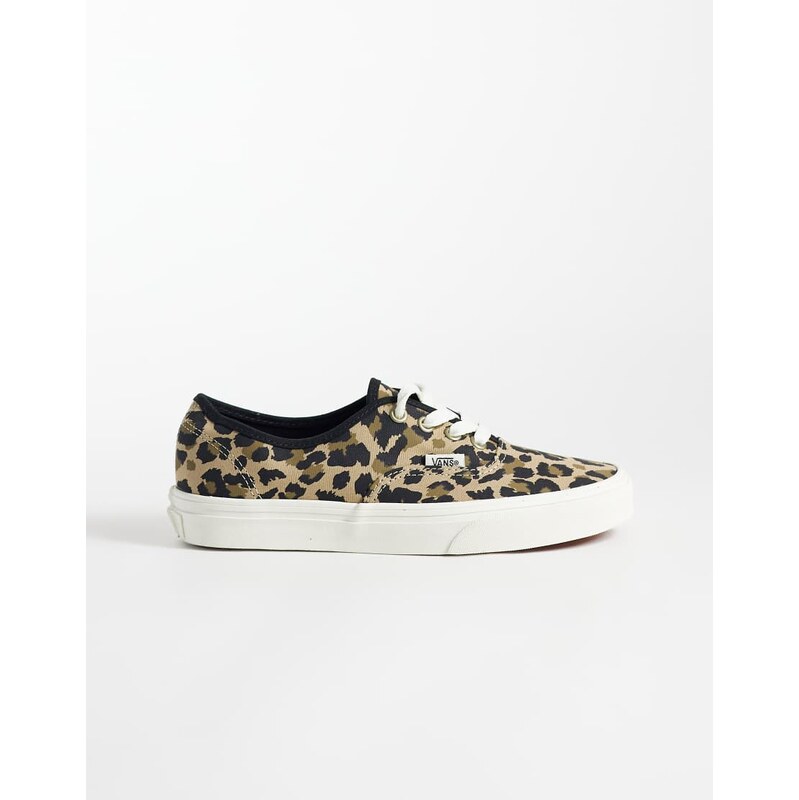 Vans Authentic trainers in leopard print-Brown