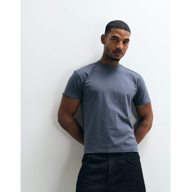 Cotton On slim fit t-shirt in denim blue