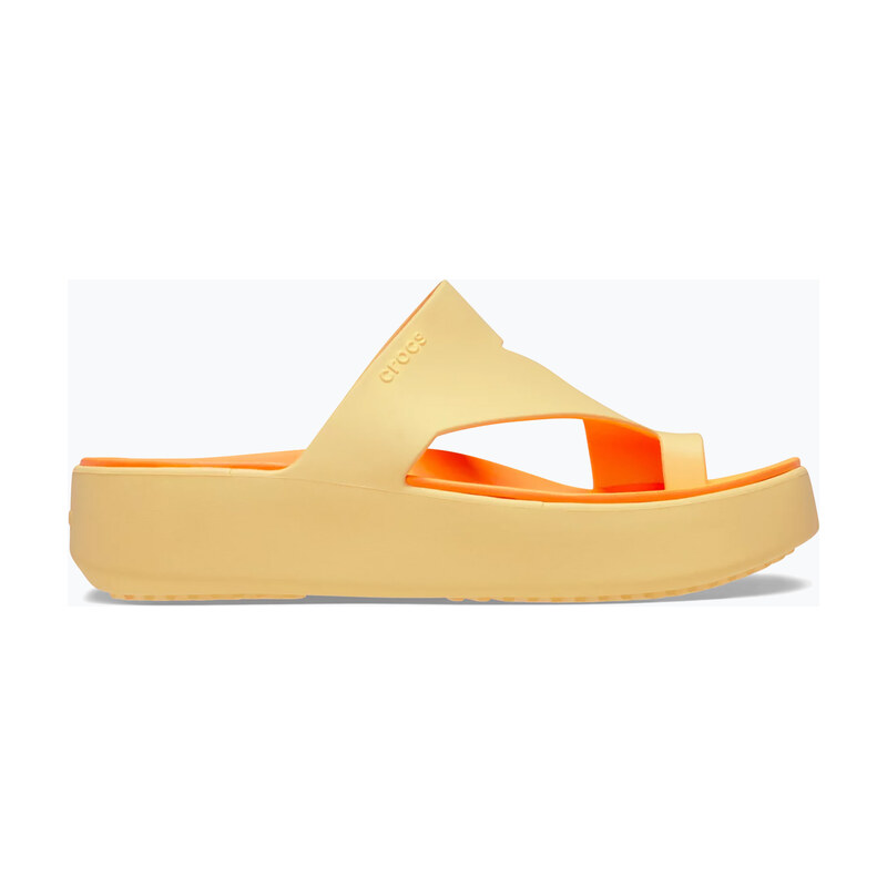 Dámské žabky Crocs Getaway Platform Toe Loop golden hour
