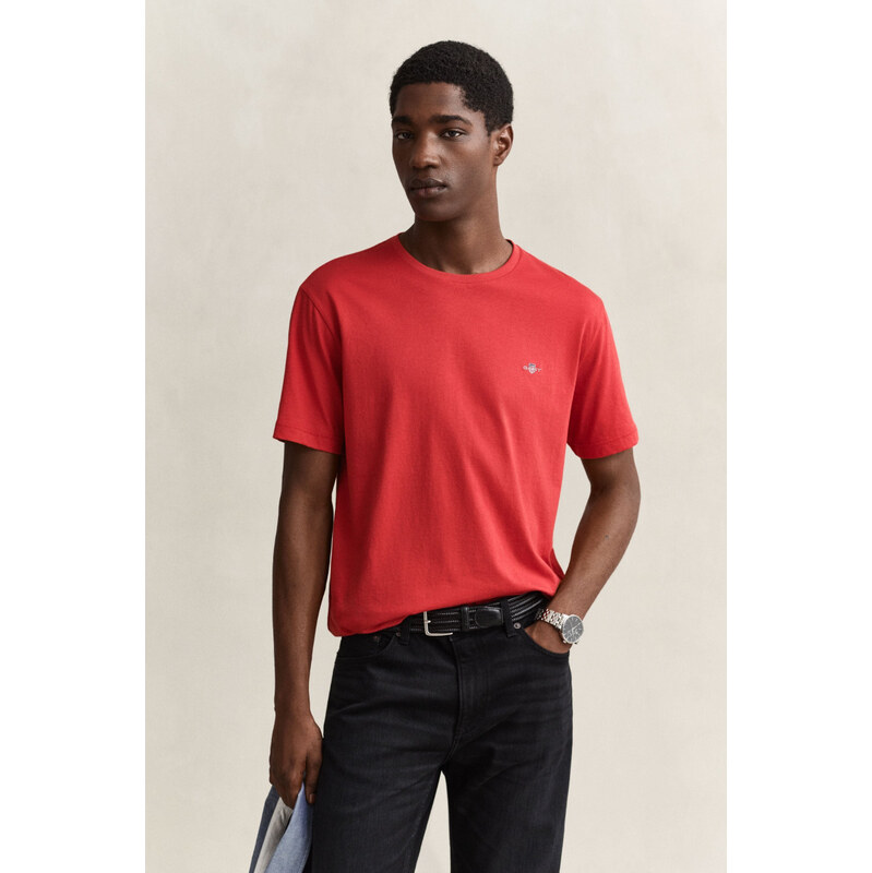 TRIČKO GANT REG SHIELD SS T-SHIRT MAPLE FIRE