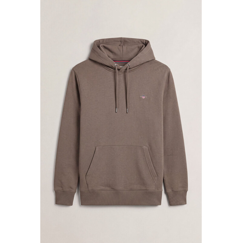 MIKINA GANT REG SHIELD HOODIE LIGHT TAUPE