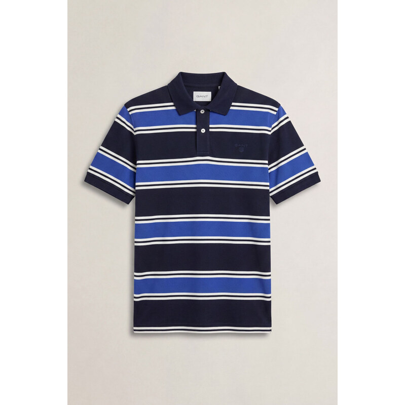 POLOKOŠILE GANT STRIPED SS POLO EVENING BLUE