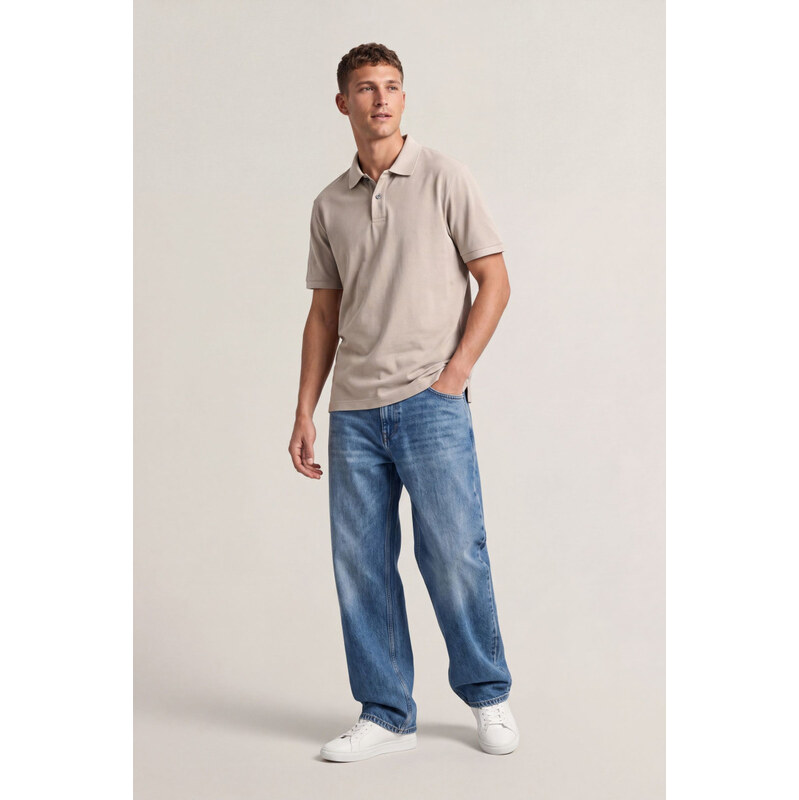 POLOKOŠILE GANT PIMA SS POLO MIST TAUPE