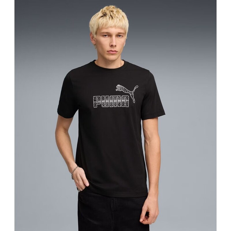 Puma GRAPHIC No.1 Logo Tee BLACK