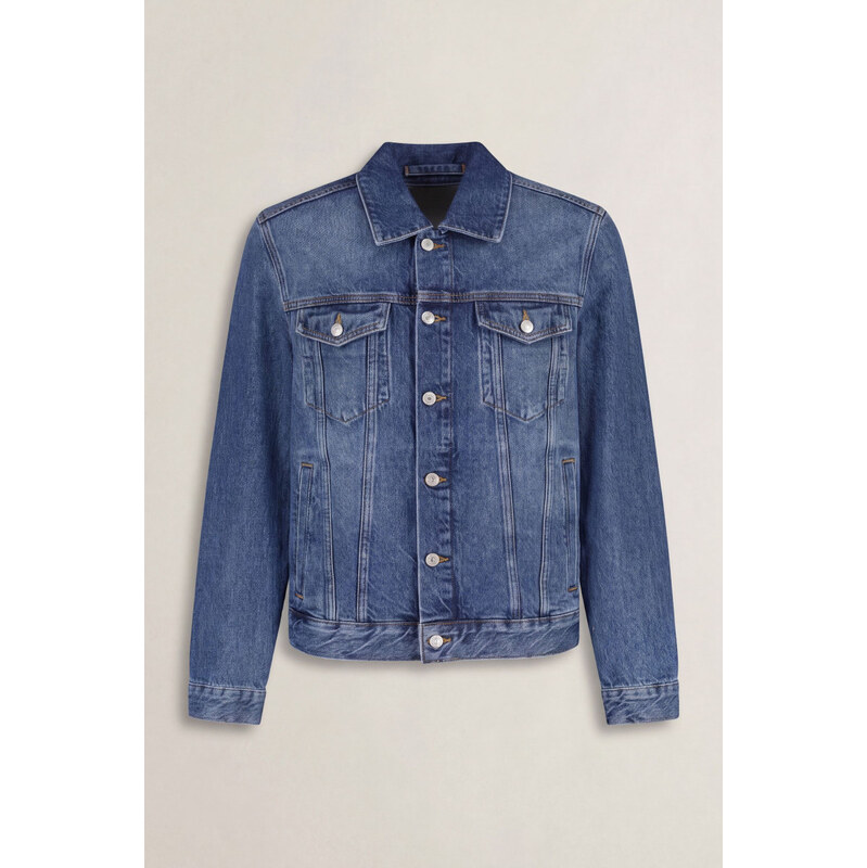 BUNDA GANT DENIM TRUCKER JACKET MID BLUE WORN IN