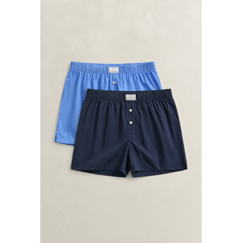 SPODNÍ PRÁDLO GANT BOXER SHORTS 2-PACK PERFECT BLUE