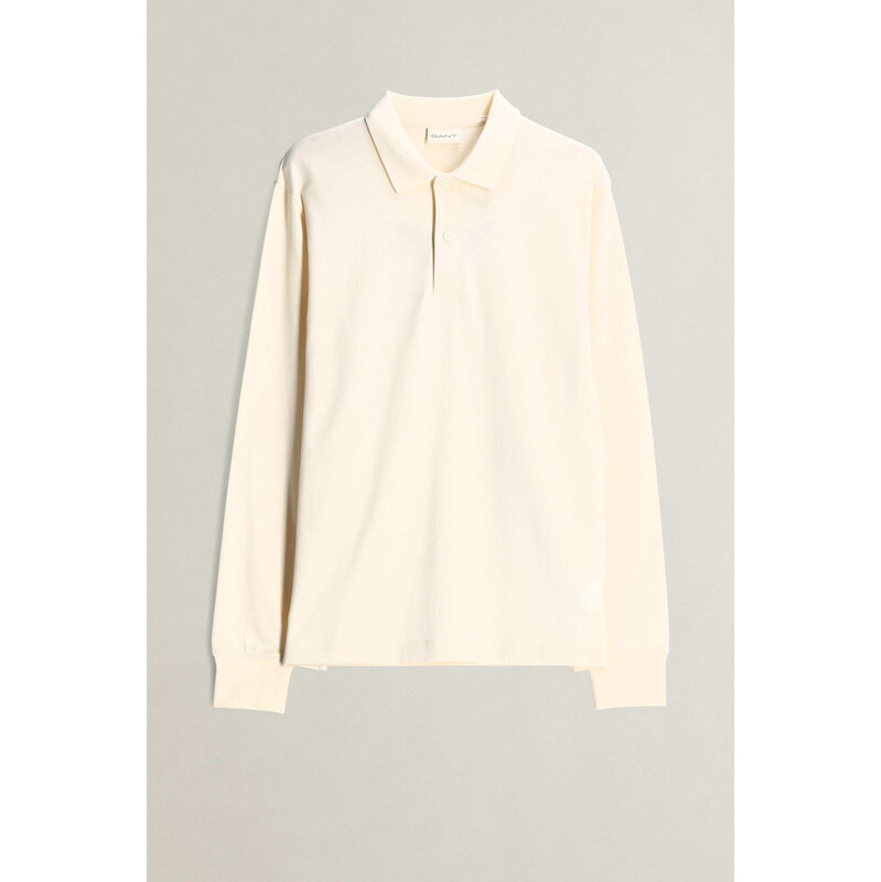 POLOKOŠILE GANT PIMA LS POLO CREAM