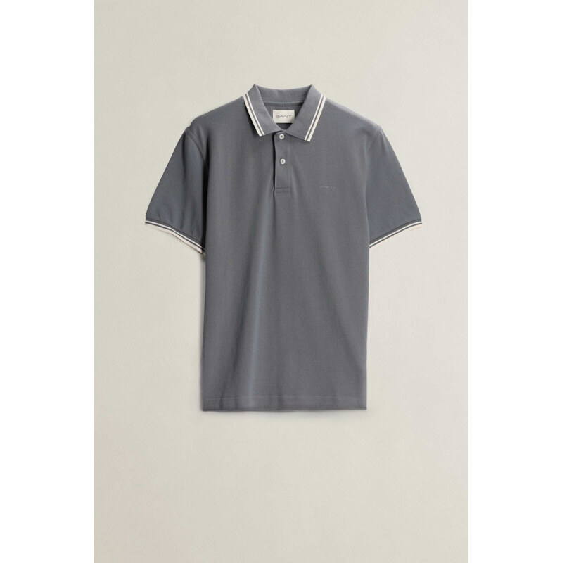 POLOKOŠILE GANT TIPPING SS POLO MID GREY